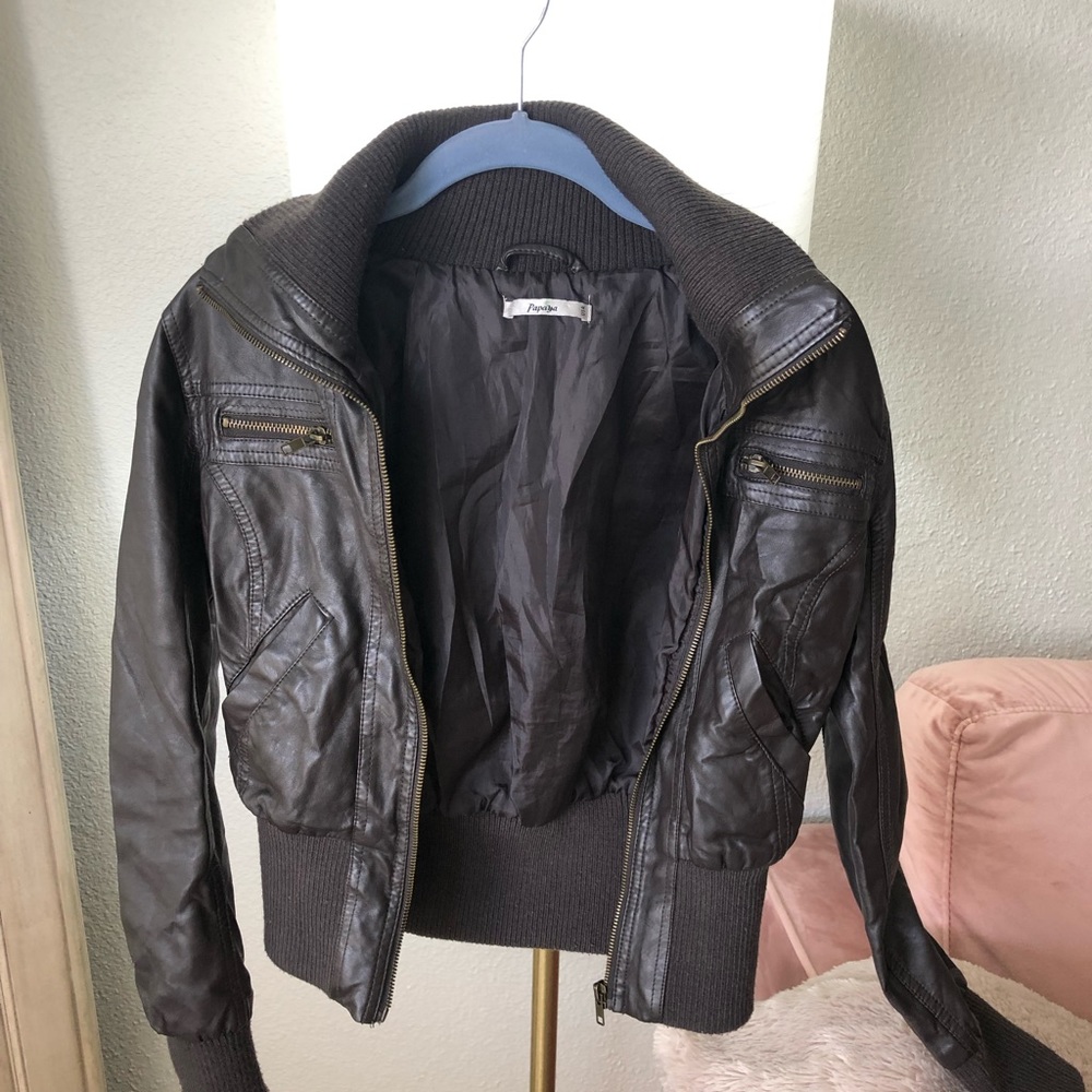 Beautiful dark brown short jacket